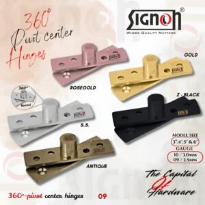 CONCEALED CENTER PIVOT  HINGES (PSH-001)