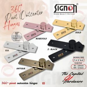 CONCEALED OUT CENTER PIVOT  HINGES (PSH-002)